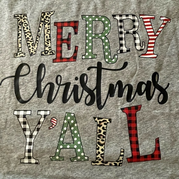 Tops - NWT 1-$6  2-$10  3-$12 Merry Christmas Y’all Tshirt 
Mix/Match- any style/size
